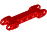 Technic, Axle and Pin Connector 2 x 7 with 2 Ball Joint Sockets, Rounded Ends