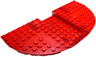 Vehicle, Base 20 x 10 x 1 1/3 with Rounded Corners, 4 x 9 Recessed Center and 8 Holes