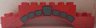 Duplo, Brick 2 x 10 x 2 Arch with Dark Bluish Gray Stonework Pattern
