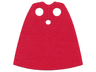 Minifigure Cape Cloth, Standard - Traditional Starched Fabric - 4.0cm Height