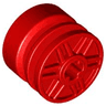 Wheel 18mm D. x 14mm with Axle Hole, Fake Bolts and Shallow Spokes