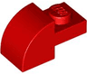 Slope, Curved 2 x 1 with Recessed Stud