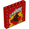 Panel 1 x 6 x 5 with 'CABOOM' and Daredevil on Motorcycle Pattern