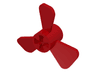 Propeller 3 Blade 3 Diameter with Axle Hole