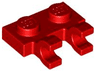 Plate, Modified 1 x 2 with 2 U Clips (Horizontal Grip)