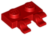Plate, Modified 1 x 2 with 2 Open O Clips (Horizontal Grip)