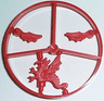 Minifigure, Plume Dragon Wheel, 3 on Sprue