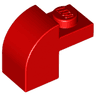 Slope, Curved 2 x 1 x 1 1/3 with Recessed Stud