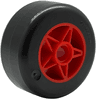 Wheel 30 x 15 with Pin Hole with Molded Black Hard Plastic Tire Pattern