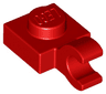 Plate, Modified 1 x 1 with Open O Clip (Horizontal Grip)