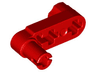 Technic, Liftarm, Modified Crank / Pin 1 x 3 - Axle Holes and Squared Pin Hole