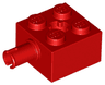 Brick, Modified 2 x 2 with Pin and Axle Hole