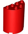 Cylinder Half 2 x 4 x 4