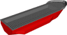 Boat, Hull Unitary 51 x 12 x 6 with Side Bulges with Dark Bluish Gray Top (62791 / 54101)