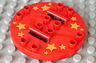 Duplo Turntable 6 x 6 with Handles and Stars Pattern
