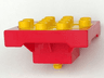 Duplo, Toolo Turntable 4 x 4 Base with Yellow Top Plate and Screw