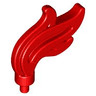 Minifigure, Plume Feather Triple Compact / Flame / Water with Small Pin