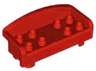 Duplo, Furniture Couch / Sofa with Rounded Back and 8 Studs