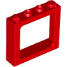Window 1 x 4 x 3 Train - 2 Hollow Studs and 2 Solid Studs