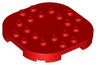 Plate, Modified 6 x 6 with Rounded Corners and 4 Feet