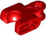 Technic, Axle Connector 2 x 3 with Ball Joint Socket - Closed Sides, Straight Forks with Closed Axle Holes