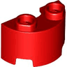 Cylinder Half 1 x 2 x 1