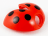 Minifigure Wings Insect Beetle with Neck Hole with Ladybug Black Spots Pattern