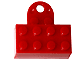 Magnet Brick, Modified 2 x 4 Sealed Base with Extension Plate with 2 Studs and Hole