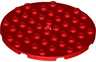 Plate, Round 8 x 8 with Hole