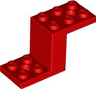Bracket 5 x 2 x 2 1/3 with 2 Holes and Bottom Stud Holder