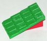 Fabuland Roof Support Slope, 6 x 2 with Green Fabuland Roof Slope without Chimney Hole (787 / 4323)
