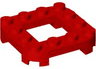 Plate, Modified 4 x 4 with Rounded Corners and 4 Feet with 2 x 2 Open Center