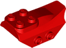 Slope, Curved 4 x 2 with 4 Studs on Top, 2 Hollow Studs on Each Side, Wing End