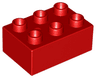 Duplo, Brick 2 x 3