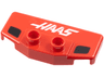 Duplo Rear Spoiler / Wing with White 'HAAS' and 2 Black Markings Pattern