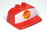 Duplo Truck Semi-Tractor Cab Top Air Foil with Rust-eze Logo on White Background Pattern (Cars Mack)