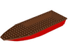 Boat, Hull Unitary 28 x 8 with Reddish Brown Top (92710 / 92711)