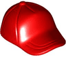 Minifigure, Headgear Cap - Short Curved Bill with Seams and Button on Top