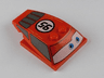 Wedge 6 x 4 x 1 1/3 with 4 x 4 Base with Blue Eyes, Windows and '95' in White Circle Pattern