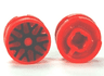 Wheel 11mm D. x 6mm with 8 'Y' Spokes with Black Outline Pattern