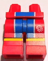 Hips and Legs with Blue and White Center and Yellow Stripe and Team GB Logo Pattern