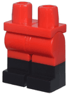 Hips and Legs with Molded Black Lower Legs / Boots  Pattern