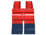 Hips and Legs with Molded Dark Blue Lower Legs / Boots Pattern