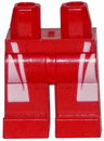 Hips and Legs with Racing Suit White Stripes Pattern