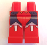 Hips and Legs with Dark Blue and White Markings Pattern (Wonder Woman)