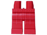 Hips and Legs with White Stitching in Grid Pattern