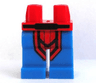 Hips and Blue Legs with Red and Black Panel and Belt Pattern