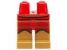 Hips and Pearl Gold Legs with Gold Belt and Boots over Red Pants Pattern