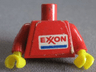 Torso Exxon Logo Pattern (Sticker) / Red Arms / Yellow Hands
