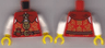 Torso Castle Kingdoms Gold Trimmed Vest with Purse and Belt Pattern / White Arms / Yellow Hands